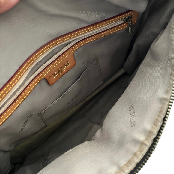 MZ Wallace Black Nylon Coated Canvas Satellite Britt Tote Bag - Picture 5 of 8